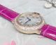 2017 Copy Cartier Gold Silver Face Diamond Bezel Pink Leather Strap Ladies Watch (4)_th.jpg